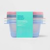 Rectangle Food Storage Container - 8oz/3pk - up&up™ - 3 of 3