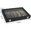 20 Hooks Jewelry Tray with Transparent Lid - Display Box for Necklaces, Pendants - 3 of 4