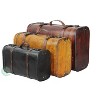 Vintiquewise Colored Vintage Style Luggage Suitcase/Trunk - 2 of 3