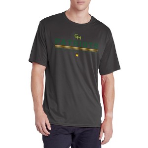 George Mason University Collegiate Lines Men's Sport Active T-Shirt, Charcoal, 2X-Large - 1 of 4