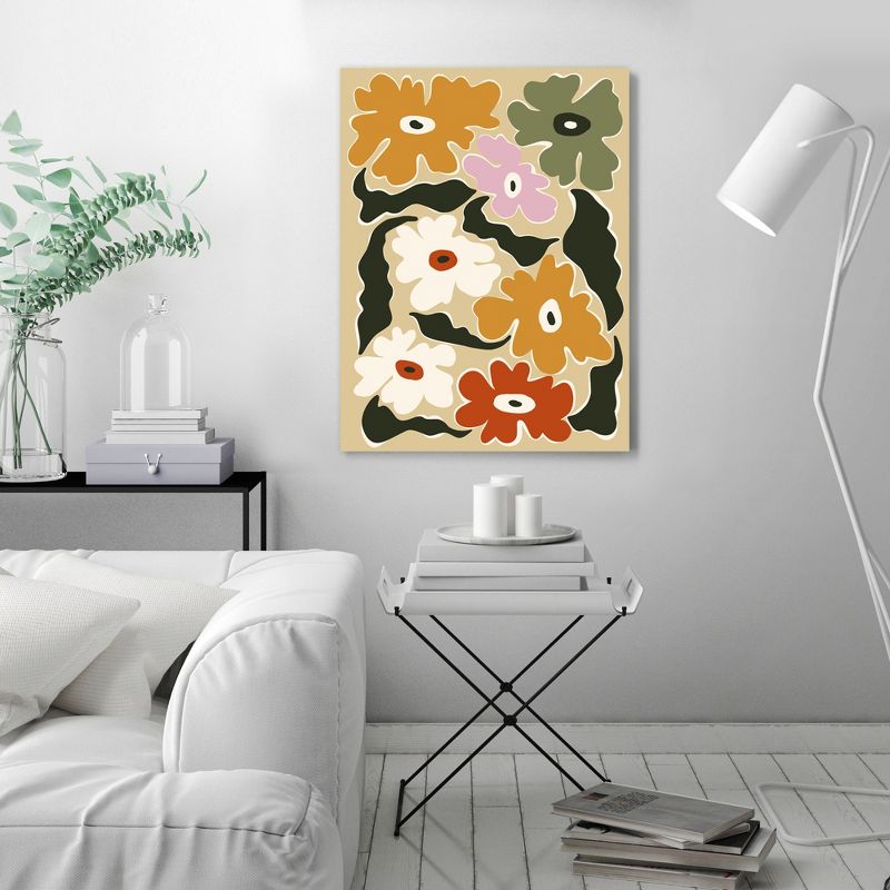 Americanflat Boho Botanical Wall Art Room Decor - Fun And Bold Retro Floral by Miho Art Studio, 2 of 7