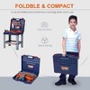 Hachikiko 68PCS Kids Tool Bench ¨C Foldable Pretend Workbench with Electric Drill, 3-in-1 Workshop Playset for Toddlers Ages 3-6 (Multicolor) - 4 of 4