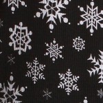 snowflake - black