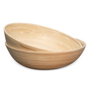 Lexa Bamboo Salad Bowl Set, 12 Inch x 2 - 1 of 4