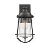 Chloe Lighting Lucas Industrial-Style 1 Light Textured Black Outdoor indoor Wall Sconce 16"Tall - 3 of 4