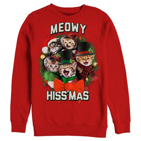 Meowy christmas outlet sweater target