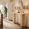 Tribesigns 63-Inch Long Console Table, Modern Sofa Table behind Couch, Foyer Console Accent Stand for Hallway, Entryway, or Living Room, Light Brown - 4 of 4