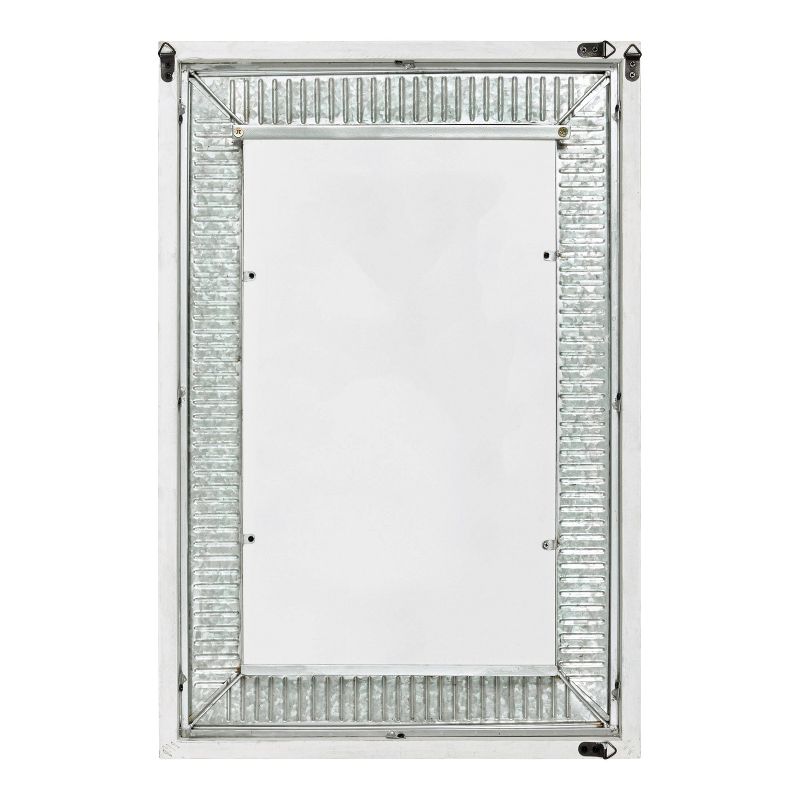 20&#34; x 29.7&#34; Deely Rectangle Wall Mirror White - Kate &#38; Laurel All Things Decor, 5 of 8