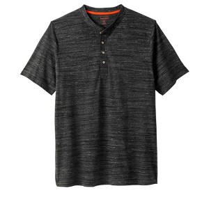 Boulder Creek by KingSize Men's Big & Tall Heavyweight Short-Sleeve Henley Shirt - 1 of 4