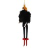 Italian Ornaments 6.75 In Wren In A Black Shrug Diva Shopper 5Th Avenue Style Tree Ornaments - 3 of 3