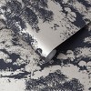 Meadow Notte Blue and Gold Trees Paste the Wall Wallpaper - 3 of 4