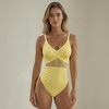 Anna-Kaci Swim Women's Mesh Panel One Piece Swimsuit with Crisscross Bust Detail and Adjustable Side Tie Accents - 2 of 4