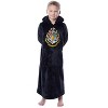 Harry Potter Hogwarts Costume Kids Wearable Blanket Pullover Robe Black - 2 of 4