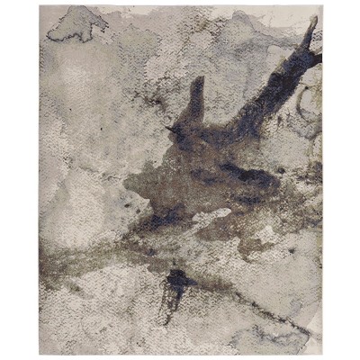 Clio Modern Abstract Taupe/Brown/Black Area Rug