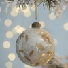 Whisen D3.9" Christmas Ball Ornaments, Glass Decorative Hanging Ball Christmas Tree Ornaments, Set of 6 - 3 of 4
