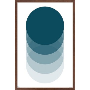 Trends International Tina Lavoie - Blue Sunrise II Framed Wall Poster Prints - 1 of 4