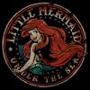 Men's The Little Mermaid Ariel Under the Sea Distressed Badge T-Shirt - image 2 of 4