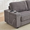 VASIP 86.5 inch Sofa Couch- Deep Seat Sofa with two storage spaces - 2 of 4