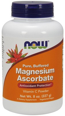 Magnesium Ascorbate Powder by Now Foods  -  8 oz Powder