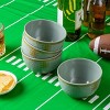 Cook With Color 4pc Football Mini Bowls - 2 of 4