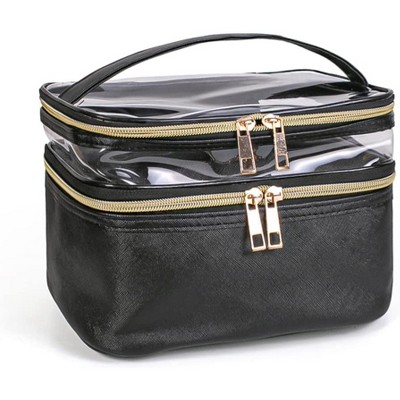 Paaaawaters Travel Makeup Bag Cosmetic Bag Makeup Bags for Women Cosmetics Cases Portable Waterproof Foldable