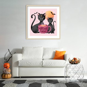 Amanti Art 33"x33" Witches Brew by Gia Graham Wood Framed Wall Art Print - 1 of 4