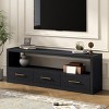 Modern 74" TV Stand for 70-79 Inch TV with 3 Drawers & Ample Storage,Console Table for Living Room-Baofuwish - 2 of 4