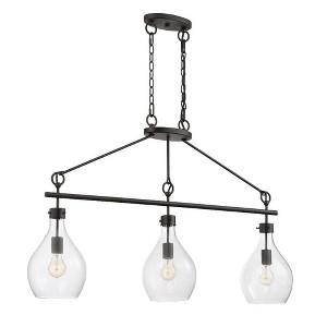 Savoy House Pulaski 3 - Light Chandelier in  Oiled Bronze - 1 of 4