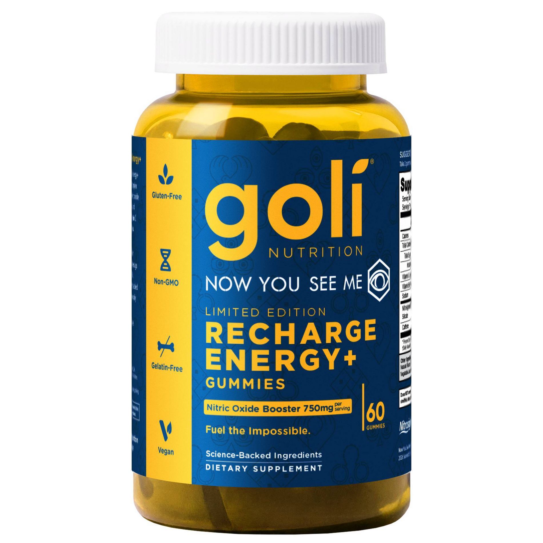 Goli Nutrition Energy Chewable Gummies - 60ct