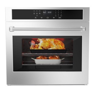 Microwave Convection Oven,1.6 Cu Ft Built In Microwave Oven with Air Fryer-Child Safety Lock-Drop Down Door,1700W Touch Control-Multiple Modes - 1 of 4