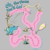 Dr. Seuss Oh the Places You'll Go Quote Graphic  T-Shirt - Athletic Heather - 2T - 2 of 3