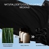 3/4 Pieces Bamboo Viscose Bed Sheet Set, Super Breathable & Cooling Bedding Set - NTBAY - 4 of 4