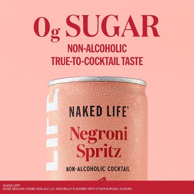 NAKED LIFE Non-Alcoholic Negroni - 4pk/8.4 fl oz Cans