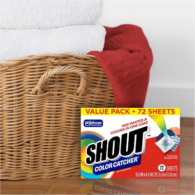 Shout Color Catcher Laundry Additive Sheets - 72ct - Thumbnail 3