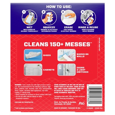 Mr. Clean Unscented Magic Eraser Whole Home Extra Durable Multi-Purpose Cleaner - 4ct