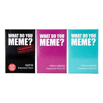 WHAT DO YOU MEME? Family Edition Expansion Pack #1 – Designed  to be Added to The Core Family Party Game : Toys & Games