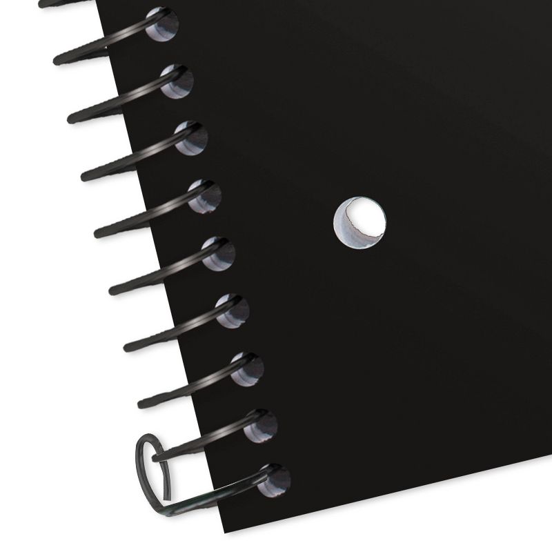 Five Star 170 Sheets 3 Subject Wide Ruled Customizable Notebook Feature Rich Black, 6 of 7