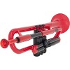 pInstrument pTrumpet Plastic Trumpet – Includes 3C & 5C Mouthpieces, Carrying Bag – Lightweight Bb Design with Ergonomic Grip – Durable ABS Build - 4 of 4