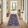 Modern Insect Floral Area Rug Non Slip Stain Resistant Low Pile Floor Cover Machine Washable Ultra Thin&Soft Indoor Mat - 2 of 4
