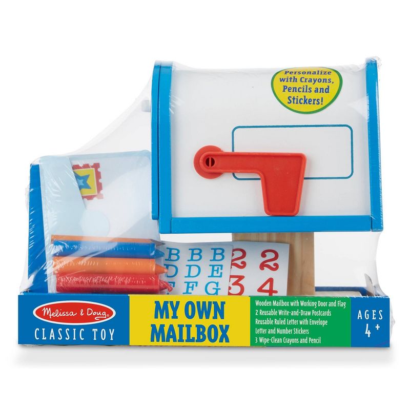 Melissa &#38; Doug My Own Wooden Mailbox Activity Set and Educational Toy, 4 of 13