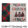 Unique Bargains Christmas Place Mats Plaid Linen Red Green Beige White 13"x17.7" 2 Pcs - 3 of 4