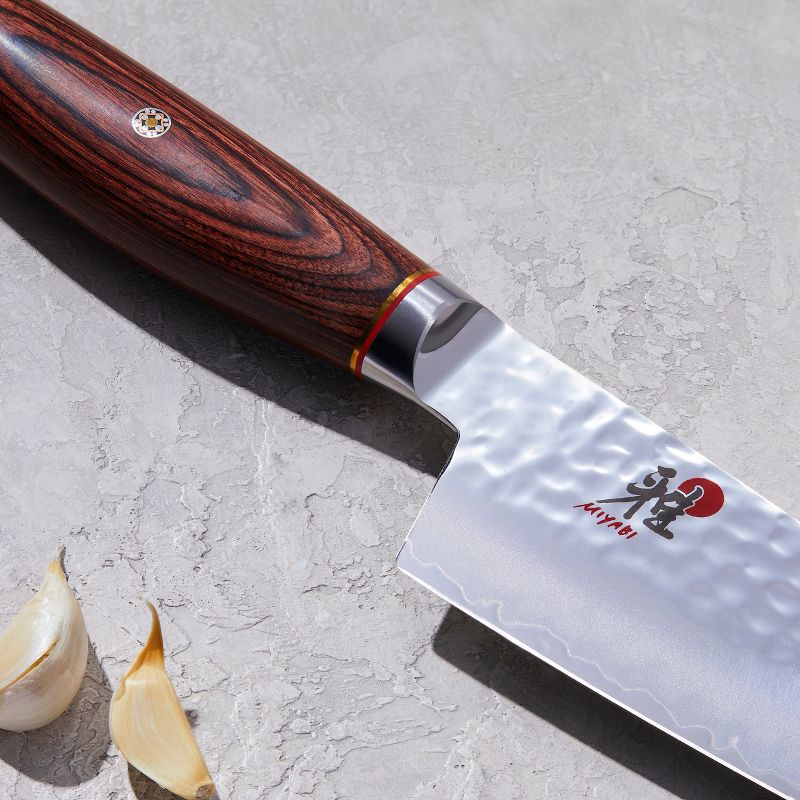 Miyabi Artisan 7-inch Rocking Santoku Knife, 5 of 6