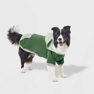 Lightweight Printed Pocket Dog Hoodie - Green - Boots & Barkley™ - 1 of 4