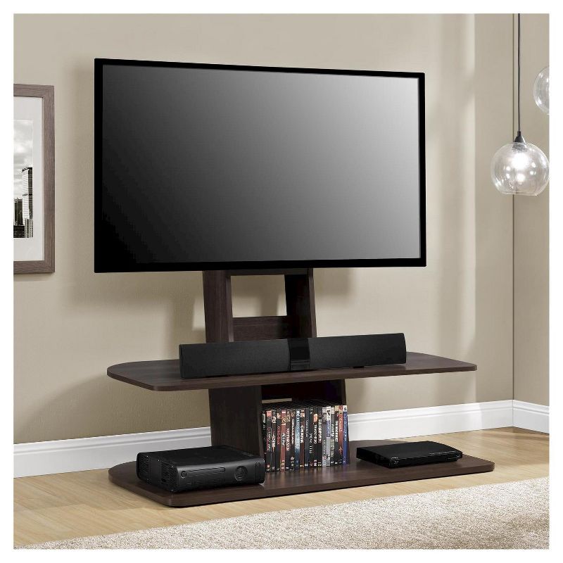 Solar TV Stand with Mount for TVs up to 65" - Room & Joy, 5 of 6