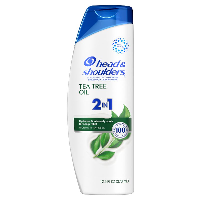 Head & Shoulders 2-in-1 Anti Dandruff Shampoo & Conditioner with Tea Tree Oil for Dry Scalp, 3 of 13