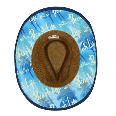 Corona Patch Straw Cowboy Hat - image 3