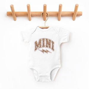The Juniper Shop Mini Leopard Lightning Bolt Baby Bodysuit - 1 of 2