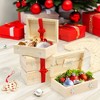 Bright Creations 4 Pack Unfinished Natural Wooden Boxes with Hinged Lids for Storing Jewelry, Beads, Coins and Office Supplies - 2 of 4