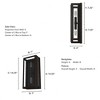 Hunter Fans Felippe 2 - Light Wall Light in  Onyx Bengal - 2 of 2
