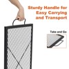 Fire Pit Cooking Grill Grate, X-Marks Fire Pit Grill Cooking Grate, Portable Camping Cookware with Handle - 3 of 4